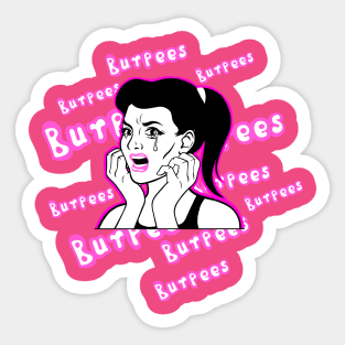 Burpees Sticker